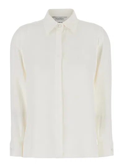 Max Mara Geranio Shirt In White