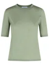 Max Mara Gerico Green Virgin Wool Sweater In Green