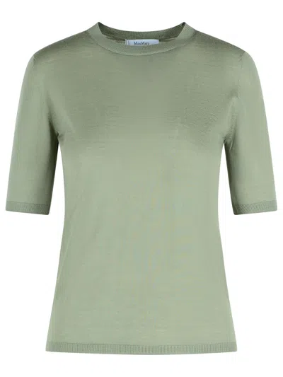 Max Mara Gerico Green Virgin Wool Sweater