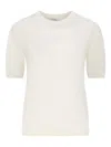 Max Mara Gerico Virgin Wool T-shirt In Multi