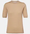 Max Mara Warren Silk And Cashmere Fine Knit Top