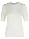 Max Mara 'gerico' White Virgin Wool Sweater Women