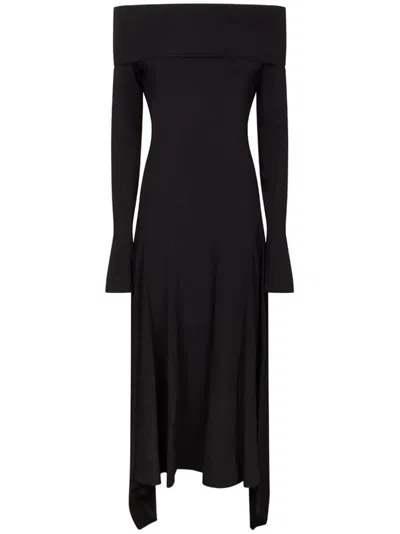 Max Mara Viscose Jersey Dress In Black