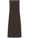 Max Mara Aprile1234 Viscose Pencil Skirt In Brown