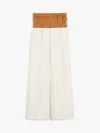 Max Mara Women's Gestro Long Trouser Beige | Size 40 | 2511131102600003