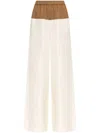 Max Mara Women's Gestro Long Trouser Beige | Size 40 | 2511131102600003 In Nude