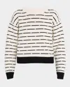 Max Mara Studio Gettone Wool And Cashmere Sweater In White