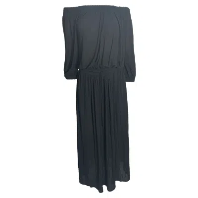 Max Mara Ghiglia Maxi Dress In Black Viscose