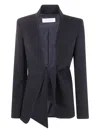 Max Mara Tailored Suit With Long Sleeves And Notched Lapel In Multi