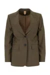 Max Mara Wool Blend Apice Blazer With Front Pockets
