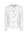 Max Mara Yana Cady Crop Jacket In 009
