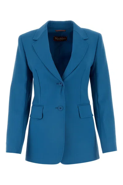 Max Mara Giacca Monopetto Dingey-42 Nd  Female In Blue