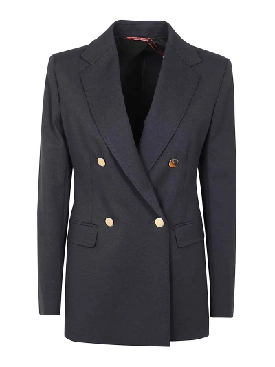 Max Mara Giacca Tailleur In Blue