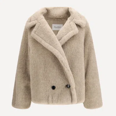 Max Mara Giaccone In Neutral