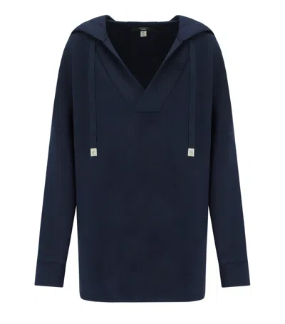 Max Mara Giallo Blue Hoodie
