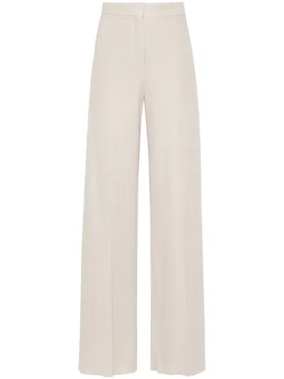 MAX MARA GIALLO WIDE-LEG TROUSERS