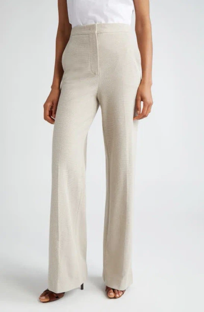 MAX MARA MAX MARA GIALLO WOVEN COTTON TROUSERS