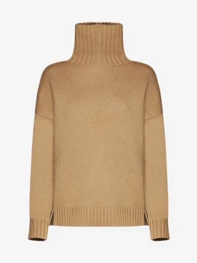 Max Mara Gianna Sweater In Camel