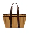 Max Mara Brown Garden Tote Bag In Brown