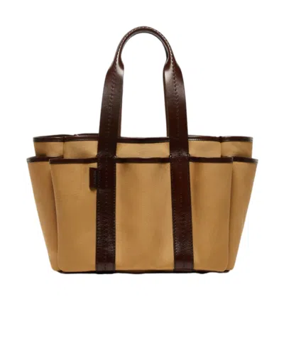 MAX MARA MAX MARA LOGO PATCH TOP HANDLE BAG