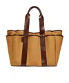 Max Mara Brown Garden Tote Bag In Brown