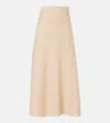 Max Mara Giberna Wool And Cashmere Maxi Skirt In Multi