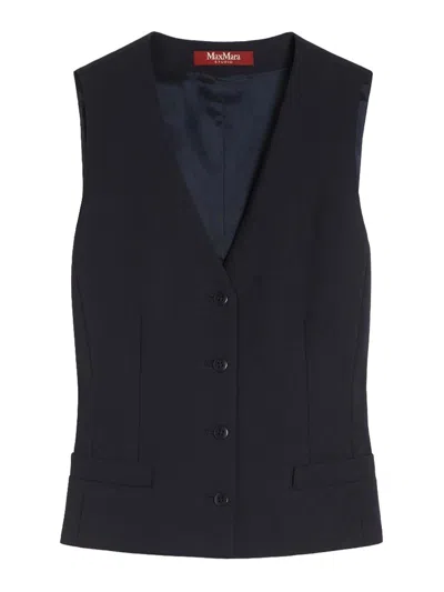 Max Mara Gilet In Blue