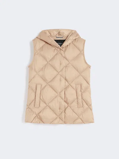 Max Mara Gilet In Water-repellent Tech Fabric In Neutral