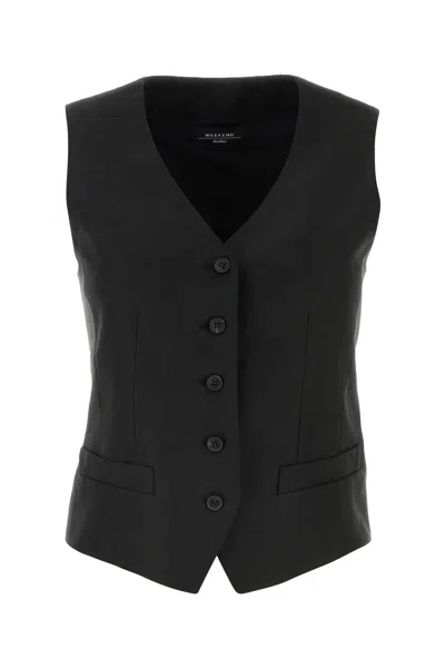 Max Mara Gilet Pacche-38 Nd  Female In Black