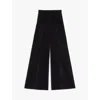 Max Mara Wide-leg Casual Pants In Black
