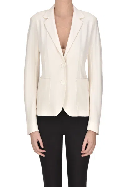 Max Mara Ginseng Blazer In White
