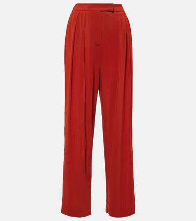 Max Mara Giochi Straight Pants In Brown