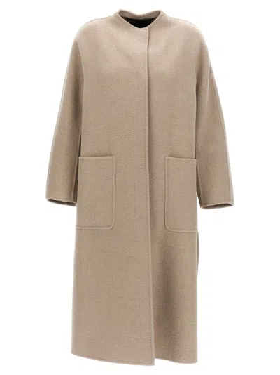 Max Mara Gioiosa Coats And Trench Coats Beige In Brown