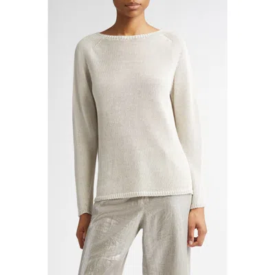 Max Mara Off-white Giolina Sweater In Ecru