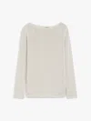 Max Mara Long Sleeve Sweater In White
