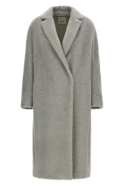 Max Mara 'giorgia' Coat In Gray