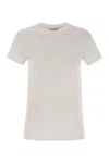 Max Mara Logo Embroidered Crewneck T-shirt