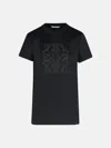 Max Mara 'giovane' Black Cotton T-shirt In Black