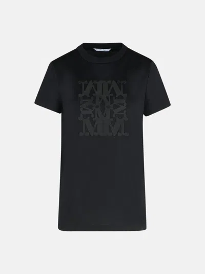 Max Mara 'giovane' Black Cotton T-shirt
