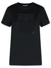 Max Mara Embellished Round Neck Top With Graphic Detail