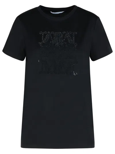 MAX MARA MAX MARA 'GIOVANE' BLACK COTTON T-SHIRT WOMEN