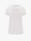 Max Mara Logo Embroidered Crewneck T-shirt In White