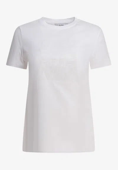 Max Mara Giovane Maxmarabesque Jersey T-shirt In White