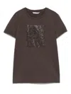 Max Mara Giovane T-shirt In Brown