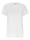 Max Mara Short Sleeve Crew Neck Top In Multi