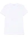 Max Mara Crew Neck Short Sleeves Casual Style Top In White