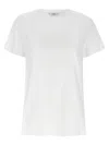 Max Mara Short Sleeve Crew Neck Top In Multi