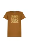 Max Mara Giovane Maxmarabesque T-shirt In Brown