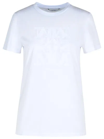 MAX MARA GIOVANE WHITE COTTON T-SHIRT
