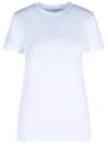 Max Mara Cotton T-shirt In White In White
